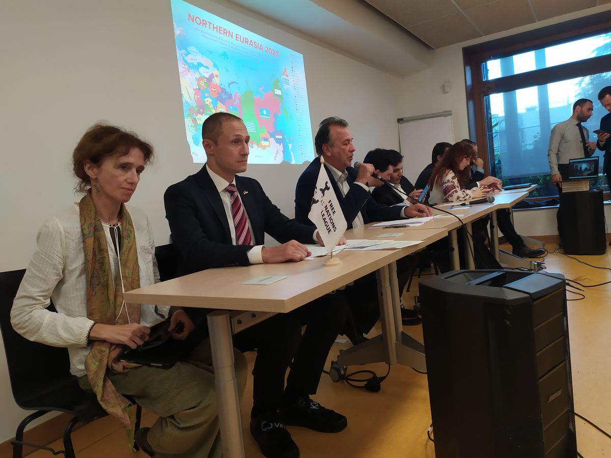 Putin is the arithmetic average of all Russians: This war is not just Putin’s alone, - Yurii  Shulipa's report at the8th Free Nations of PostRussia Forum in Paris 12.10.2023